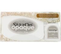 Tsukineko Stazon Ink Pad, Cotton White, L