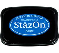 Tsukineko StazOn Stamp Pad, Azure,Blue