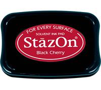 Tsukineko StazOn Stamp Pad, Black Cherry, SZ000022