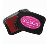 Tsukineko StazOn Stamp Pad, Fuchsia by Tsukineko