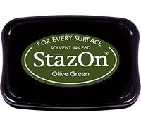 Tsukineko StazOn Stamp Pad, Olive Green