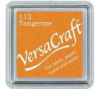 Tsukineko Tangerine Versacraft Ink Pad, Orange, Small, 3.4 x 3.4 x 2 cm