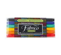 Tsukineko Tuskineko Fabrico Dual-Tip Markers, Standard (Pack of 6)