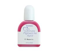 Tsukineko Ultimate Pigment Inker Stamp Pad Ink, 15 ml, Purple, Magenta, Accessories Reinker for VersaColor Ink Pads