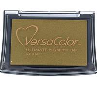 Tsukineko Versacolor Pigment Pads Tsukineko Ink Pad, Khaki, Green, 4 x 4 cm