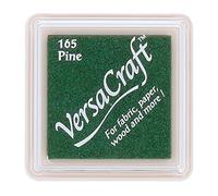 Tsukineko VersaCraft Ink Pad for Stamping - Black, Pine - Small - Water-based, Opaque, Archival - Embossing