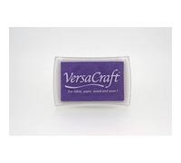 Tsukineko VersaCraft Ink Pad for Stamping - Purple, Wisteria - Large - Water-Based, Opaque, Archival - Embossing