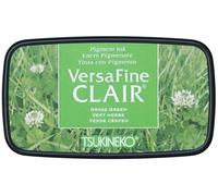 Tsukineko VersaFine Clair Ink Stamping Green, Grass Large-Opaque, Waterproof, Archival-Embossing, pad Size: 7.6 x 3.5 cm