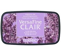 Tsukineko VersaFine Clair Ink Stamping Purple, Lilac Bloom-Large-Opaque, Waterproof, Archival-Embossing, pad Size: 7.6 x 3.5 cm