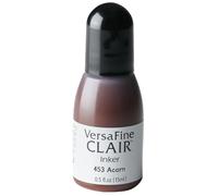 Tsukineko VersaFine Clair Inker Stamp Pad Ink - 15 ml - Red, Acorn - Accessories Reinker for VersaFine Clair Ink Pads
