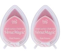 Tsukineko Versamagic Dew Drop Ink Pads Ink Pad, Pink Petunia (Pack of 2)