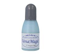 Tsukineko VersaMagic Inker Stamp Pad Ink, 15 ml, Blue, Aspen Mist, Accessories Reinker for VersaMagic Ink Pads