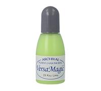 Tsukineko VersaMagic Inker Stamp Pad Ink, 15 ml, Green, Key Lime, Accessories Reinker for VersaMagic Ink Pads