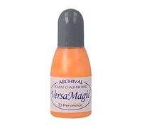 Tsukineko VersaMagic Inker Stamp Pad Ink, 15 ml, Orange, Persimmon, Accessories Reinker for VersaMagic Ink Pads