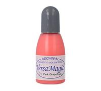 Tsukineko VersaMagic Inker Stamp Pad Ink, 15 ml, Pink, Pink Grapefruit, Accessories Reinker for VersaMagic Ink Pads