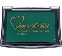 Tsukineko Versascolor Ink Pad,Olive Green,4 x 4 cm