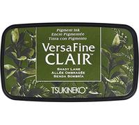 Tsukineko VF-CLA-552 Shady Lane Versafine Clair Ink Pad, Synthetic Material, Green, 5.6 x 9.7 x 2.3 cm