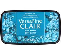 Tsukineko VF-CLA-603 Warm Breeze Versafine Clair Ink Pad, Synthetic Material, Blue, 5.6 x 9.7 x 2.3 cm