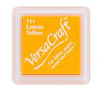Tsukineko VKS111 Lemon Versacraft Ink Pad, Yellow, Small