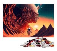 Tsunami Dessert JigsawPuzzle 1000 Pieces for Adults Wooden Puzzles Challenging Brain Teaser for Teenagers Family Game Night Fun 1000 PCS(75x50cm)