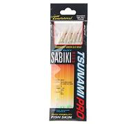 TSUNAMI Sabiki Rig, Iridescent Glo Head - Red Hook, Size 16, 1 Piece