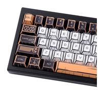 Tsungup PBT Manga Keycaps Set,147 Keys Retro Custom Japenese Anime Style Keycaps Cherry Profile Dye-sub Key Caps Keyboard Keycaps for 60%, 65%, 75%, 100% Mechanical Keyboards
