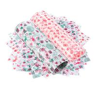 TsunNee Food Wrapping Paper, Wax Paper, Cake Wrappers, Gift Wrapping Paper for Crafting Cheese, 9.8 x 8.6inches (Model 7)