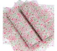 TsunNee Food Wrapping Paper, Wax Paper, Cake Wrappers, Gift Wrapping Paper for Crafting Cheese, 9.8 x 8.6inches, 100-Pack