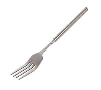 TSUOUKL Giantree Telescopic Fork, 1pcs 22-64cm Stainless Steel Long Telescope Extendable Fork Barbecue Fork Long Handle Fork for Cutlery Dessert Fork