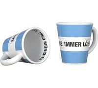 TSV 1860 München Coffee Mug with German Text "Einmal Löwe immer Löwe" [English Language