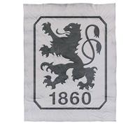 TSV 1860 München Veloursdecke Emblem Fussball 3. Bundesliga Grey
