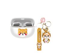 TSVSXS Case Compatible with Bose Ultra Open Earbuds with Keychain, Cute Anime Soft Silicone Protective Cover Bose Open Ear Wireless Earbuds Cover for Kids