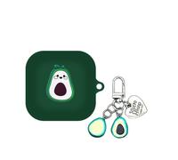 TSVSXS Cute Case Compatible with SHOKZ OpenFit Air(2024) Open-Ear, Soft Silicone Cartoon Fruit Avocado Shockproof Protective Cover for OpenFit Air Earbuds