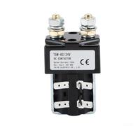 TSW-80 DC Contactor 125A Normally Open, Silver Alloy Contacts for 12V-72V Systems, High Load Relay for EV, Solar, Wind and Industrial Control(TSW-80/48V)