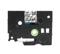 TSW Compatible Brother TZE131 Black on clear 12mmx8m