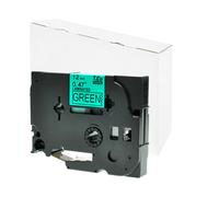 TSW Compatible Brother TZE731 Black on Green Label Tape 12mm 8m