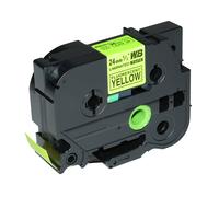 TSW Compatible Brother TZEC51 Black on Yellow Label Tape 24mm 5m