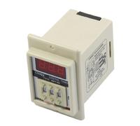 TSWASWUGP AC/DC 12V 8 Pin 1-999 Second Digital Timer Time Delay Relay Beige ASY-3D