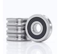 TSWASWUGP Roller Bearings V103209 V Groove Sealed Ball Bearing 10x32x9mm Pulley Wheel V2/2 3/2 4/2 5/2 6/2 Guide Track Rlooer(103209V3 2 4PCS)