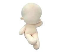 Tsynapter 30cm Plain Cotton Doll Body Unstyled Stuffed for Craft Project Kids Pretend Play Activity Dolls Accessories Washable Plush Body for Crafting Collection Adults