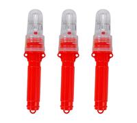Tsynapter 3pcs Marine Lamp, Led Boat Flares for Signaling & Navigation, High Visibility Net Marker & Fishing Light, Pp Shell for Kayak, Yacht & Commercial Fishing