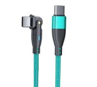 Tsynapter 60W Flexible Double Head USB C Cable with Quick Charging Technology and Visible Charging Light USB C Cable Double Headed