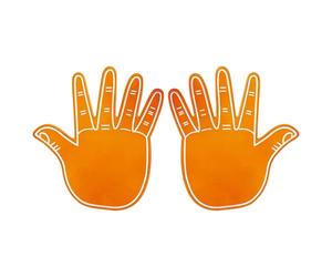 Tsynapter Foam Cheering Gloves Props for Stadium Games and Group Celebrations Foam Sports Gloves