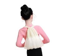 Tsynapter Practical Ballet Dance Backpack with Ventilated Meshed Panel Comfortable for Dancers Carrying Shoes and Costumes Breathable Polyester Dance Pack