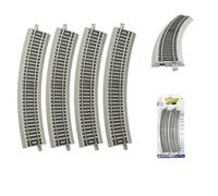 Tsynapter Precise Train Track Kits Model Sleeper Curved and Straight Option for MicroLandscape Building and Collectors HO Scale Train Track Model