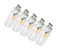 Tsynapter Sustainable Flameless LED Artificial USB Powered Safe ABS Design for Surrounding Mood Lighting Camping Surrounding Lighting