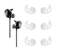 TSZYYM for Bose Soundsport Earbuds Replacement Tips (S 3 Pairs White) Washable and Reusable Silicone for Bose Sound Sport Earbuds Replacement Tips for Bose QC20/QC30 Ear Buds Replacements