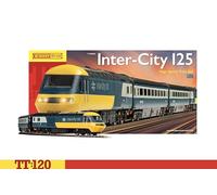 TT:120 Hornby Train Set - TT1004M Intercity 125 High Speed Gauge Model Railways Set, Sound Fitted Electric Train Kits with App Control - Engine Building Kits, 1:120 Scale Model Gifts