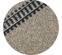TT:120 Scale Model Railway Track Ballast - Brown/Grey | 500g | Model Railway Scenery Material