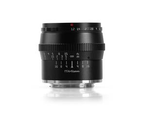 TT Artisan 50 mm F1.2 APS-C Lens Connection Nikon Z Mount Black Manual Focus Optical Construction 11 Elements in 7 Groups